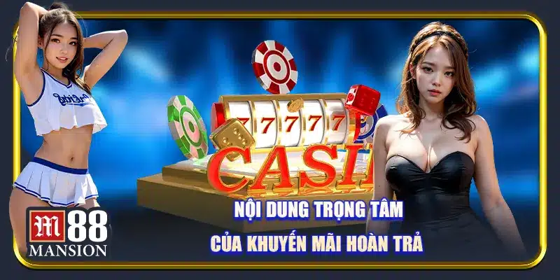 Nội dung trọng tâm của khuyến mãi hoàn trả